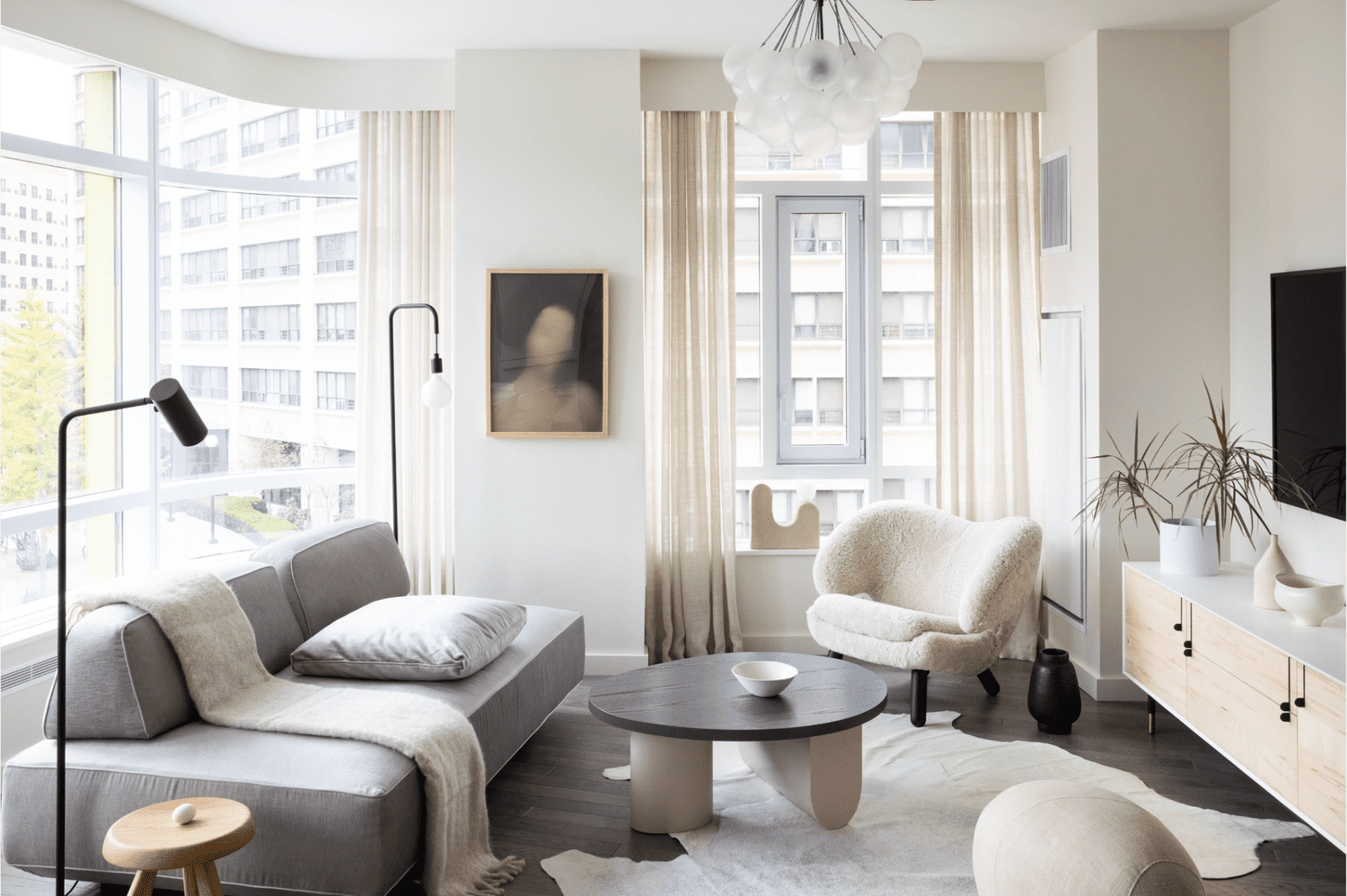 Bright apartment interior