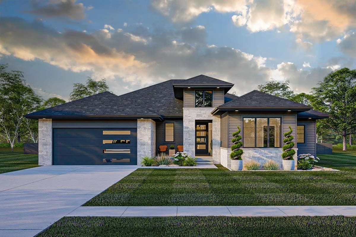 Modern residential home